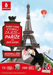 BENZINA spustila soutěž o zájezdy do Paříže