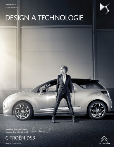 Simona Krainova pro Citroen řadu DS