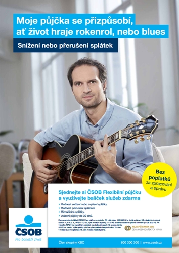 ČSOB startuje televizní kampaň na nové Flexibilní půjčky | Marketingové ...